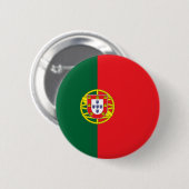Badge Rond 5 Cm Drapeau du Portugal (Devant & derrière)