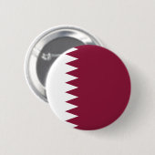 Badge Rond 5 Cm Drapeau du Qatar (Devant & derrière)