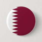 Badge Rond 5 Cm Drapeau du Qatar (Devant)