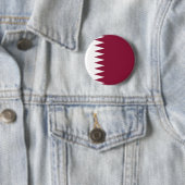 Badge Rond 5 Cm Drapeau du Qatar (En situation)