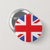 Badge Rond 5 Cm drapeau du royaume-uni (Devant & derrière)