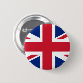 Badge Rond 5 Cm Drapeau du Royaume-Uni (Devant & derrière)