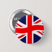 Badge Rond 5 Cm Drapeau du Royaume-Uni + vos idées (Devant & derrière)