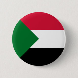 Badge Rond 5 Cm Drapeau du Soudan