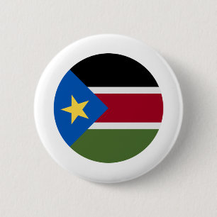 Badge Rond 5 Cm Drapeau du Soudan du Sud