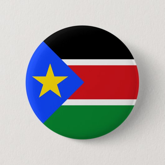Badge Rond 5 Cm Drapeau du Soudan du Sud (Devant)