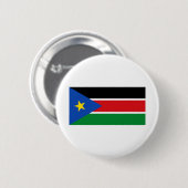 Badge Rond 5 Cm Drapeau du Soudan du Sud (Devant & derrière)