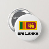 Badge Rond 5 Cm Drapeau du Sri Lanka (Devant & derrière)