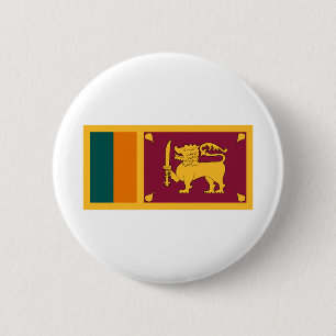 Badge Rond 5 Cm Drapeau du Sri Lanka