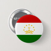 Badge Rond 5 Cm Drapeau du Tadjikistan (Devant & derrière)