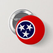 BADGE ROND 5 CM DRAPEAU DU TENNESSEE (Devant & derrière)