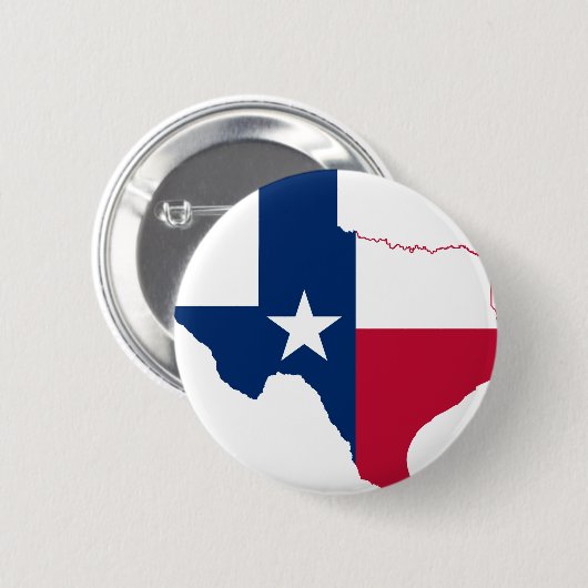 Badge Rond 5 Cm Drapeau du Texas (Devant & derrière)