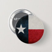 Badge Rond 5 Cm Drapeau du Texas ; Texan ; (Devant & derrière)