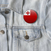 Badge Rond 5 Cm Drapeau du Tonga (En situation)