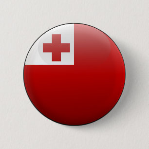 Badge Rond 5 Cm Drapeau du Tonga
