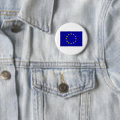 Badge Rond 5 Cm Drapeau d'UE (En situation)