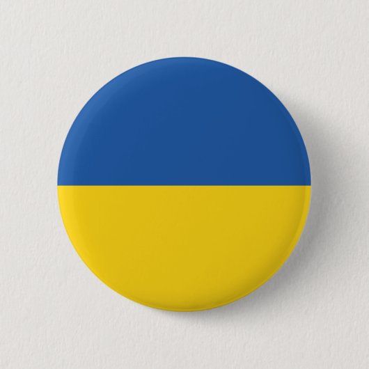 Badge Rond 5 Cm Drapeau d'Ukraine (Devant)