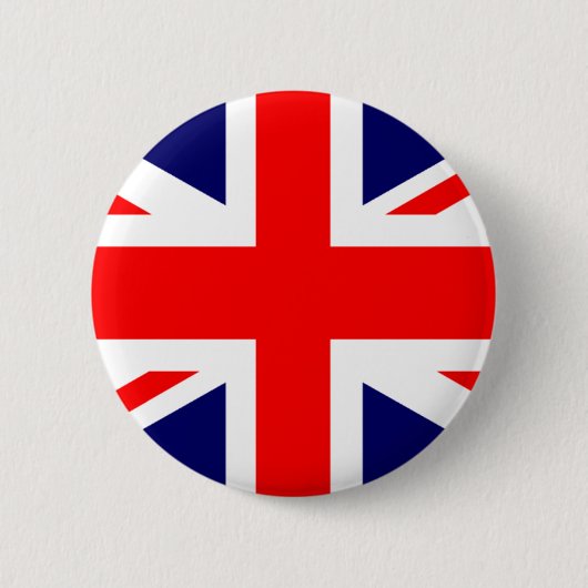 Badge Rond 5 Cm Drapeau d'Union Jack les Anglais (Devant)