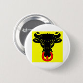 Badge Rond 5 Cm Drapeau d'Uri (Devant & derrière)
