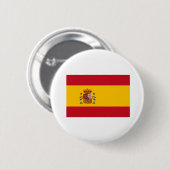 Badge Rond 5 Cm Drapeau Espagne (Devant & derrière)