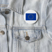 Badge Rond 5 Cm Drapeau européen (En situation)