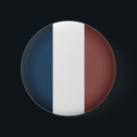 Badge Rond 5 Cm Drapeau Français De Couleurs Sombres<br><div class="desc">Bouton avec le drapeau français mais dans des couleurs plus foncées,  sombres,  muettes.</div>