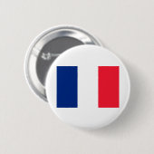 Badge Rond 5 Cm Drapeau France (Devant & derrière)