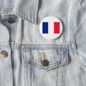 Badge Rond 5 Cm Drapeau France (En situation)