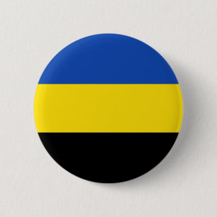 Badge Rond 5 Cm Drapeau Gelderland Région de Pays-Bas