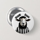 Badge Rond 5 Cm Drapeau Geordie, Newcastle upon Tyne, Howay Pet (Devant & derrière)