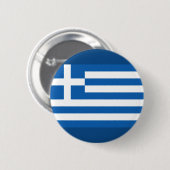 Badge Rond 5 Cm Drapeau grec (Devant & derrière)