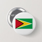 Badge Rond 5 Cm Drapeau Guyana (Devant & derrière)