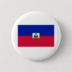 Badge Rond 5 Cm Drapeau Haïti