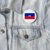 Badge Rond 5 Cm Drapeau Haïti (En situation)