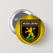 Badge Rond 5 Cm Drapeau Heidelberg (Devant & derrière)