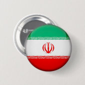 Badge Rond 5 Cm Drapeau Iran (Devant & derrière)