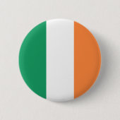 Badge Rond 5 Cm Drapeau irlandais (Devant)