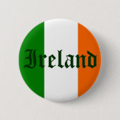 Badge Rond 5 Cm Drapeau irlandais (Devant)