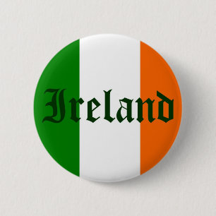 Badge Rond 5 Cm Drapeau irlandais