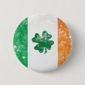 Badge Rond 5 Cm Drapeau irlandais (Devant)