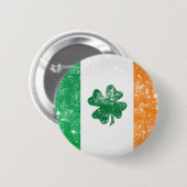 Badge Rond 5 Cm Drapeau irlandais (Devant & derrière)