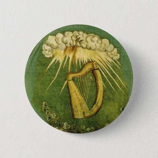 Badge Rond 5 Cm Drapeau irlandais de brigade (Devant)
