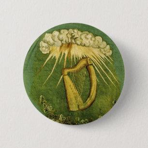 Badge Rond 5 Cm Drapeau irlandais de brigade