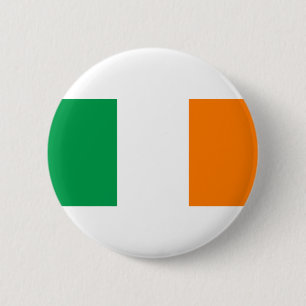 Badge Rond 5 Cm Drapeau irlandais/Saint Patrick's Day