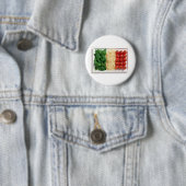 Badge Rond 5 Cm Drapeau italien (En situation)