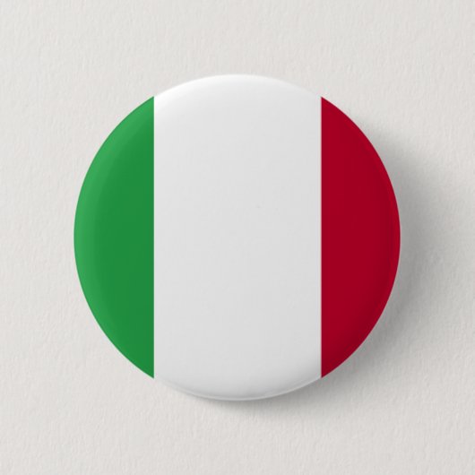 BADGE ROND 5 CM DRAPEAU ITALIEN (Devant)