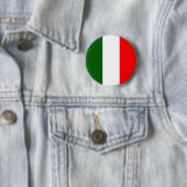 Badge Rond 5 Cm Drapeau italien (En situation)