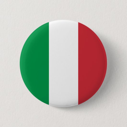 Badge Rond 5 Cm Drapeau italien (Italie) (Devant)