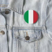 Badge Rond 5 Cm Drapeau italien (Italie) (En situation)