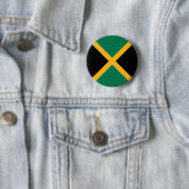 Badge Rond 5 Cm Drapeau Jamaïque (En situation)